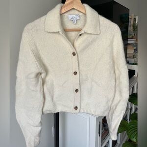 & Other Stories Cropped wool blend cardigan